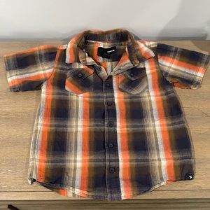 Hurley Button Down Short Sleeve Shirt